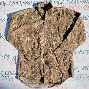 Chaps Ralph Lauren Duck Button Shirt Small